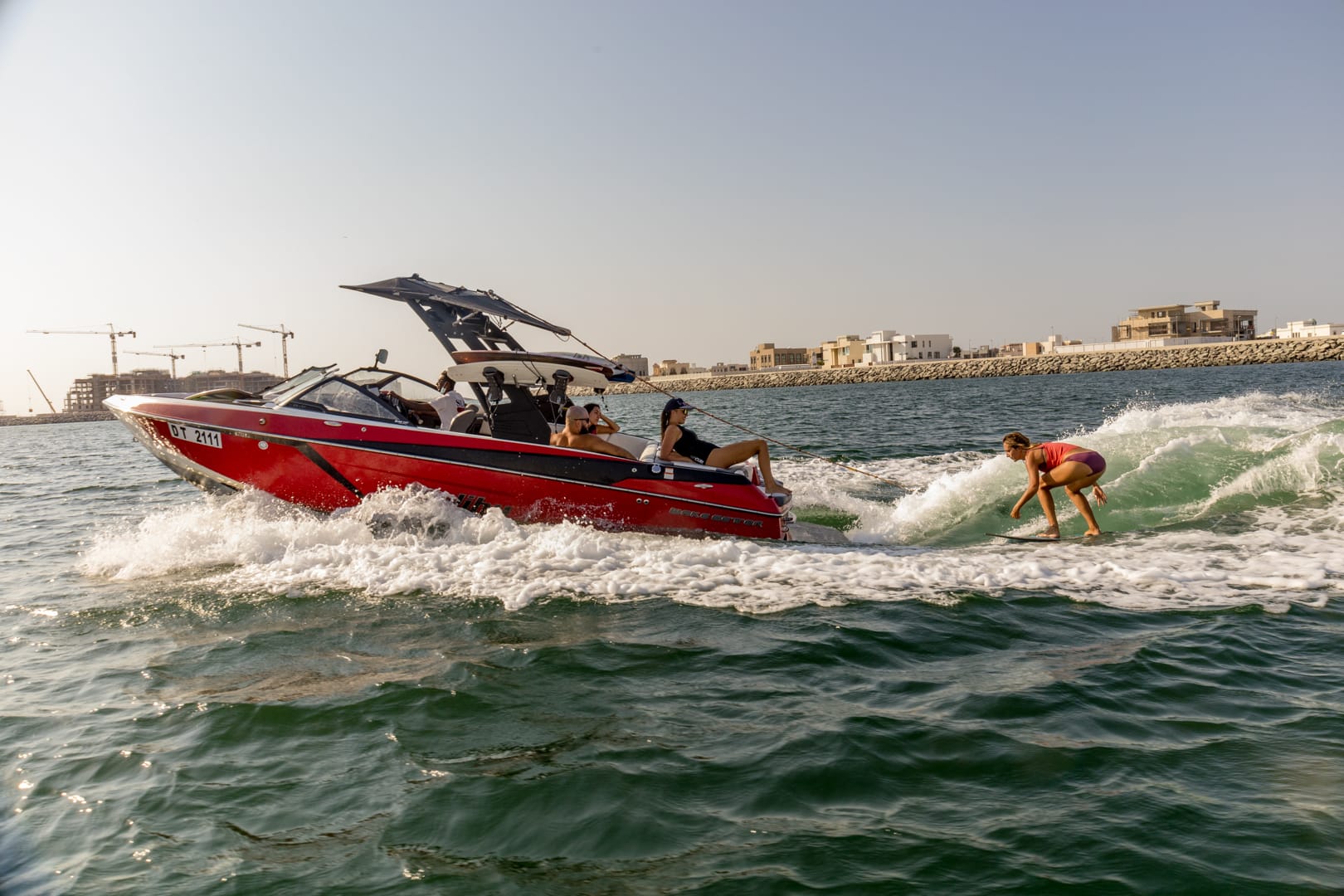 Wakesurfing